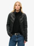 Superdry Storm Knit Hybrid Jacket, Black