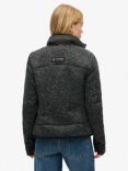 Superdry Storm Knit Hybrid Jacket, Black