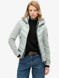 Superdry Hooded Storm Fleece Jacket, Puritan Grey