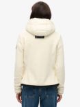 Superdry Hooded Storm Fleece Jacket, Off White