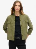 Superdry St Tropez Military Overshirt, Wild Khaki