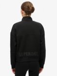 Superdry Sport Tech Relaxed Half Zip Jumper, Black