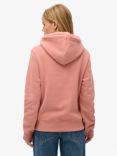 Superdry Essential Logo Hoodie, Ash Rose