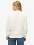 Superdry Workwear Embroidered Jumper, Off White