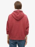 Superdry Essential Logo Overdyed Hoodie, Soft Grey