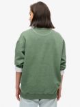 Superdry Essential Logo Overdyed Sweatshirt, Buffalo Green