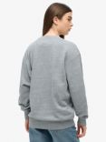 Superdry Essential Logo Overdyed Sweatshirt, Blue