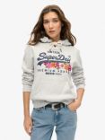 Superdry Vintage Logo Floral Hoodie