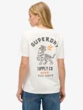 Superdry Workwear Embroider Pocket T-Shirt, Off White