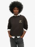 Superdry Workwear Graphic Loose Sweatshirt, Bison Black