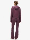 Superdry Sport Tech Low Rise Flared Joggers, Aubergine Purple