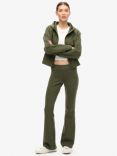 Superdry Sport Tech Low Rise Flared Joggers, Army Khaki