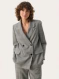 Part Two Sines Check Blazer, Grey