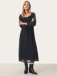 Part Two Lanka Polka Dot Dress, Dark Navy