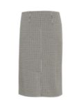 Part Two Lorinne Dogtooth Pencil Skirt, Black/White