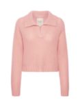 Part Two Lieli Wool Blend Collar Jumper, Pink