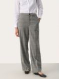 Part Two Linora Check Trousers, Grey