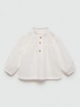 Mango Baby Sofia Cotton Blouse, Natural White