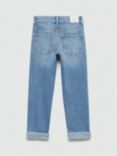 Mango Kids' Regular Fit Jeans, Open Blue