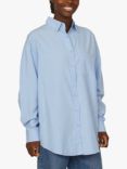 Sisters Point Gilma Check Rhinestone Shirt, Light Blue