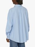 Sisters Point Gilma Check Rhinestone Shirt, Light Blue