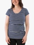 Bshirt Organic Cotton Blend Lift The Flap Nursing Stripe T-Shirts, Pack of 2