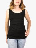 Bshirt Organic Cotton Blend Lift The Flap Breastfeeding Maternity Vest Top, Pack of 2