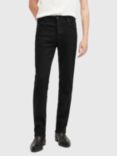 AllSaints Sid Slim Fit Jeans, Black Black