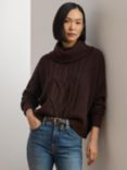 Lauren Ralph Lauren Caisyn Wool Blend Jumper, Brown