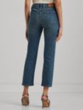 Lauren Ralph Lauren High Rise Straight Jeans, Dusk Indigo Wash