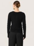 Soaked In Luxury Tuesday Wool Blend Cardigan, Black