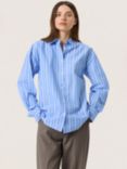 Soaked In Luxury Merona Stripe Shirt, Blue/White