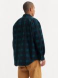 Levi's Skate Long Sleeve Woven Shirt, Black Pond Plaid