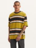 Levi's Skate Box Fit T-Shirt, Green Sulphur Stripe