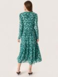 Soaked In Luxury Idora Floral Dress, Green/Multi