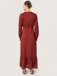 Soaked In Luxury Ioana Maxi Dress, Russet