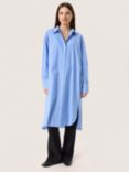 Soaked In Luxury Merona Stripe Shirt Dress, Blue/White