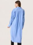 Soaked In Luxury Merona Stripe Shirt Dress, Blue/White