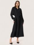 Soaked In Luxury Sija Shirt Dress, Black