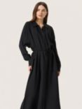 Soaked In Luxury Sija Shirt Dress, Black