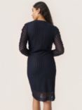 Soaked In Luxury Solveig Mesh Dress, Night Sky