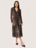 Soaked In Luxury Valdora Animal Print Dress, Multi