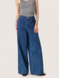 Soaked In Luxury Zianna Flared Jeans, Medium Blue