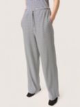 Soaked In Luxury Calva Stripe Trousers, White/Black