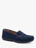 Hotter Jetty Wide Fit Suede Quilted Loafers