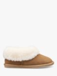 Hotter Hug Suede Sheepskin Lined Slippers