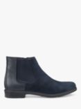 Hotter Tenby Suede Chelsea Boots, Navy