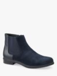 Hotter Tenby Suede Chelsea Boots, Navy