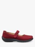 Hotter Shake II Extra Wide Fit Classic Mary Jane Shoes, Red Currant