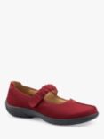 Hotter Shake II Extra Wide Fit Classic Mary Jane Shoes, Red Currant